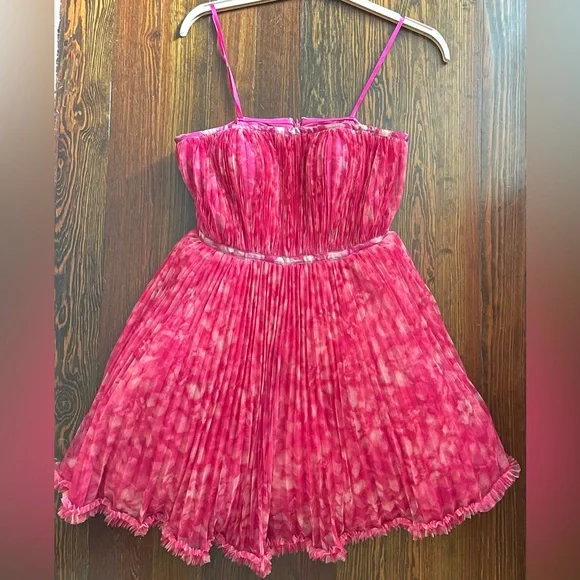 Hutch for Anthropologie Elegant Floral Tulle mini dress - Picture 5 of 8